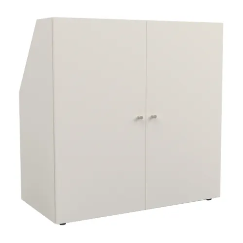 Meuble Sous Pente Colombe 100x100 Cm Blanc