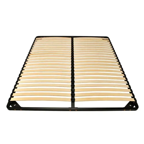 Sommier Métal Reno22 160x200+ 1 Pied Amovible / Noir