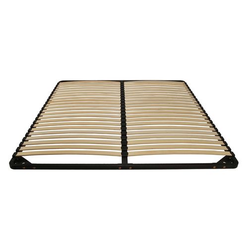 Sommier Métal Reno22 160x200+ 1 Pied Amovible / Noir