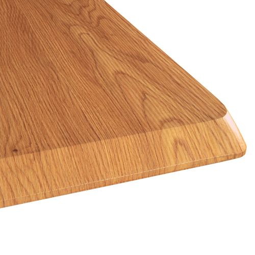 Table à Manger Montana 180x90 Cm- 8 Personnes/ Plateau Décor Chêne Et Pieds Métal Noir