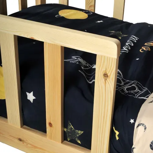 Lit Cabane Kiwi 70x140 Avec Sommier Et Matelas /naturel