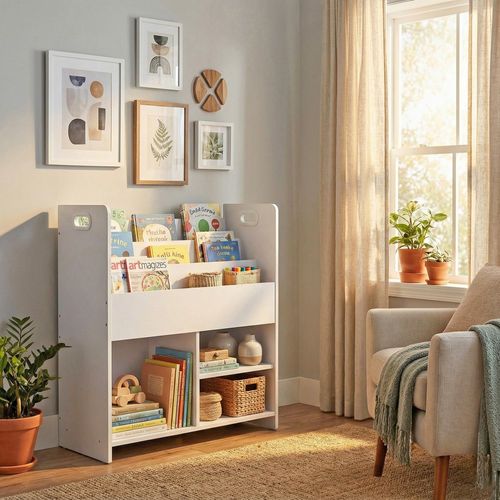 Bibliothèque Enfant Robin / Blanc
