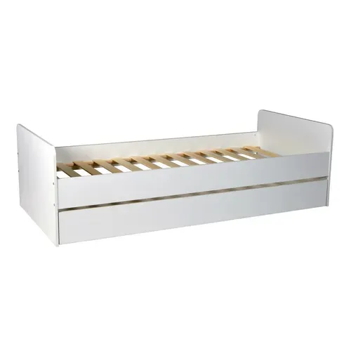 Lit Gigogne 90x190 Cm Bali / Blanc