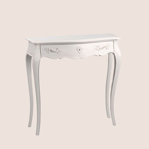 Console Murano Blanc 1 Tiroir - Amadeus