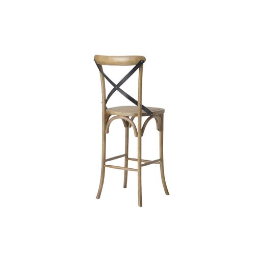 Tabouret Bistrot En Bois Massif Et Métal