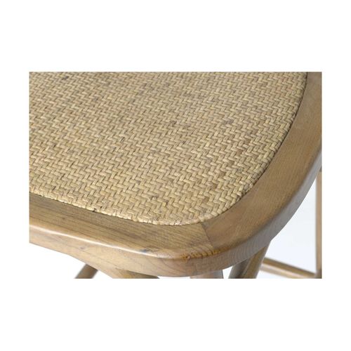 Tabouret Bistrot En Bois Massif Et Métal