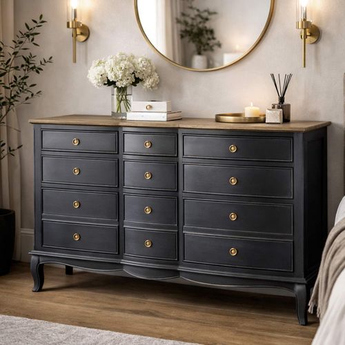 Commode Baroque 9 Tiroirs - Madison