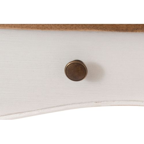 Bureau Secrétaire En Bois Blanc Shabby Chic - Betsy