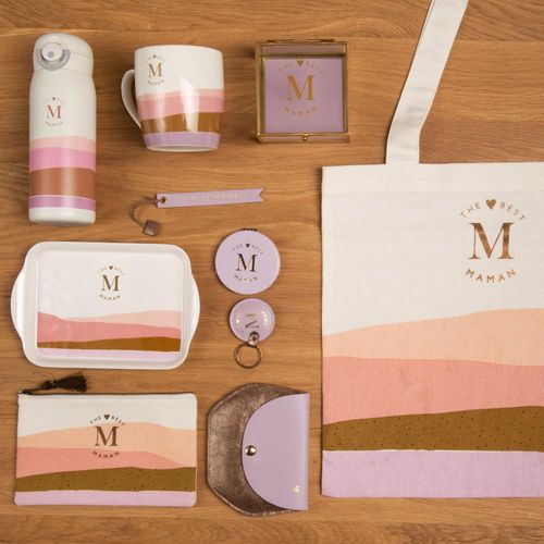 Plateau 2 Mugs Maman En Mélaminé