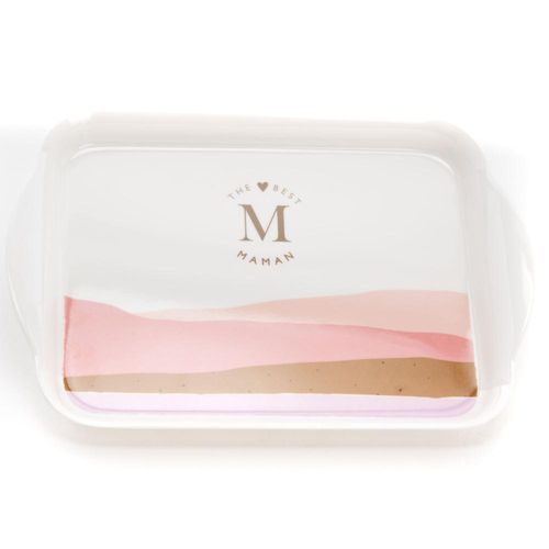 Plateau 2 Mugs Maman En Mélaminé