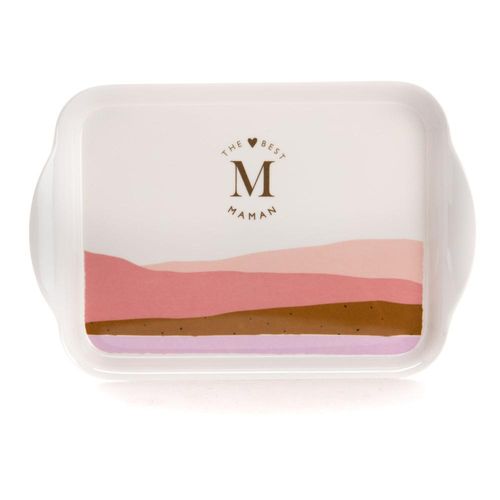 Plateau 2 Mugs Maman En Mélaminé