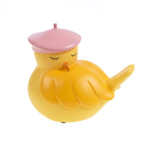 Petite Veilleuse Moineau En Résine