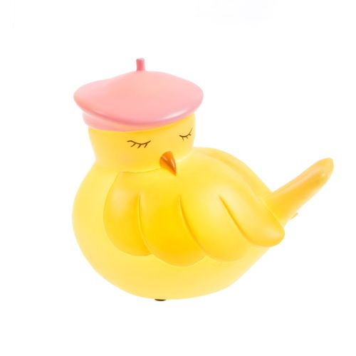 Petite Veilleuse Moineau En Résine