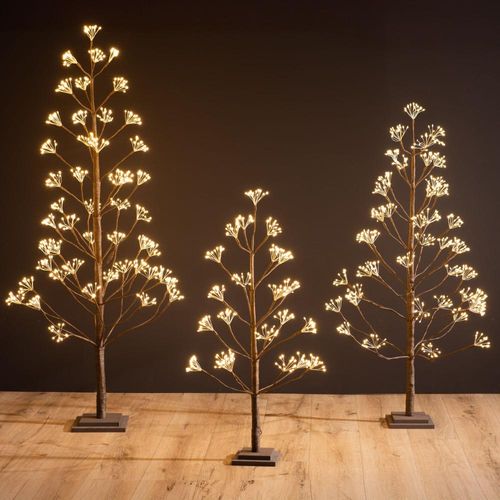 Lot De 2 Arbre Lumineux LED, 60cm/2ft Lumières De Bouleau Avec 24 LEDs Lumières D'arbre De Noël,USB/Batterie Arbre Lumineux En Bouleau Blanc Chau,Branches Réglables Pour Fête,Pâques,Décoration De Noël