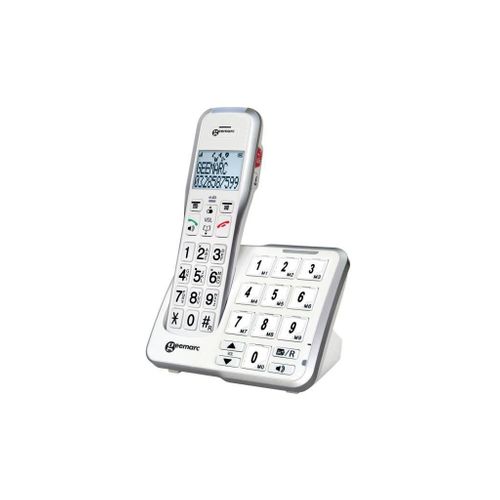 Téléphone Amplifié Grosses Touches Sénior Sans Fil Amplidect 595 Photo - Avec Mémoires Photo