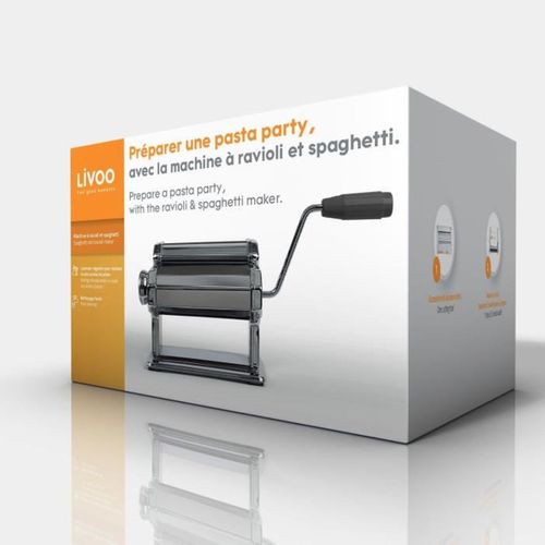 Machine à Pâtes Manuelle Men41 — Acier Inox, 9 Positions (6–1 Mm)
