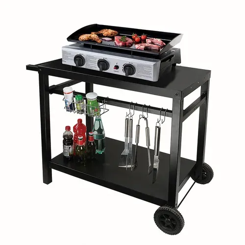 Chariot Pour Plancha Noir Gs130