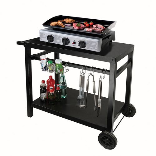 Chariot Pour Plancha Noir Gs130