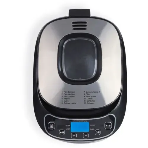 Machine à Pain Compacte 550 W 700/900 G, 12 Programmes, Blanc