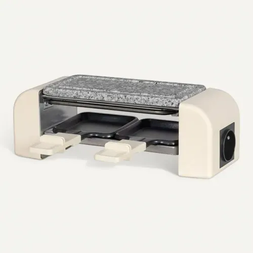 Raclette Compacte Pour 2 Personnes - 450 W, Plaque Granit Amovible