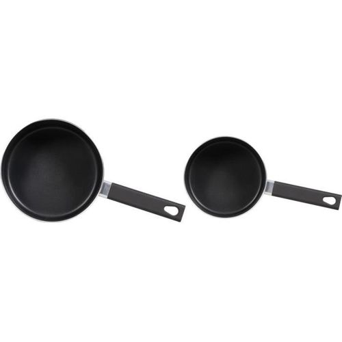 Set De 2 Casseroles 18/20 Cm - Aluminium Antiadhésif Sans Pfoa/pfos, Induction