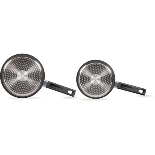 Set De 2 Casseroles 18/20 Cm - Aluminium Antiadhésif Sans Pfoa/pfos, Induction