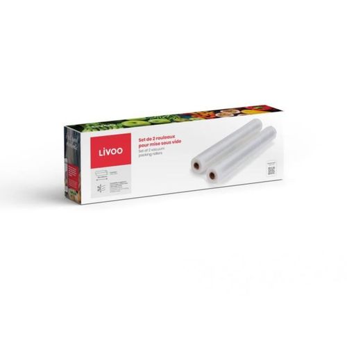 Rouleaux Mise Sous Vide 2 X 28 Cm X 3 M – Film Transparent Texturé