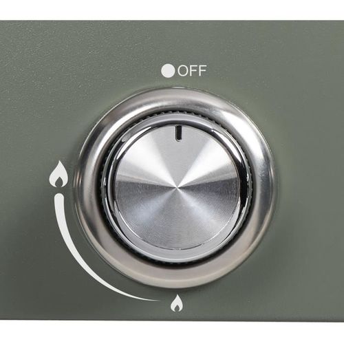 Plancha Gaz - Doc324 - 3 Brûleurs - Vert / Noir