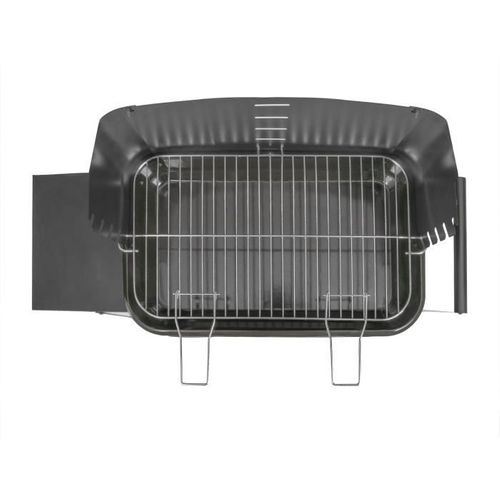 Barbecue à Charbon - Doc328 - Inox - Surface De Cuisson 48,5 X 28,8 Cm - Hauteur Réglable 70-84 Cm