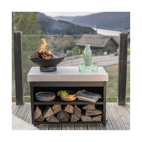 Brasero Barbecue Sur Desserte - Doc329 -