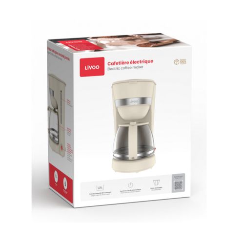 Cafetière Filtre 12 Tasses 1.25l 750w Dod200c