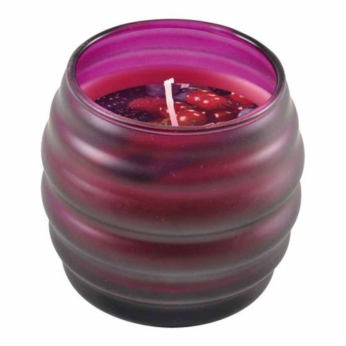 Bougie Verrine Parfumée "opaque" 8cm Fruits Rouges