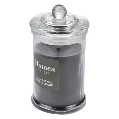 Bougie Parfumée Bocal "essentiel" 15cm Bois De Cèdre