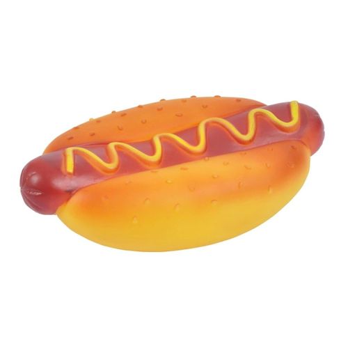 Jouet Pour Chien "hot Dog" 15cm Orange