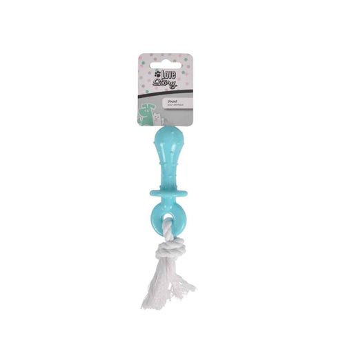 Jouet Pour Chien et Chat Tétine "puppy" 12cm Bleu