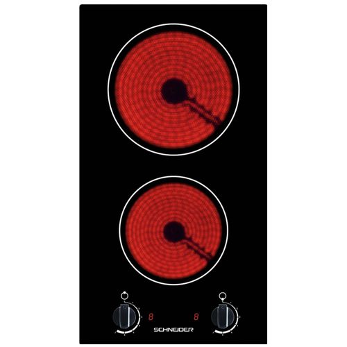 Plaque Vitrocéramique 2 Foyers 28,8cm 3000w - Sdv30m