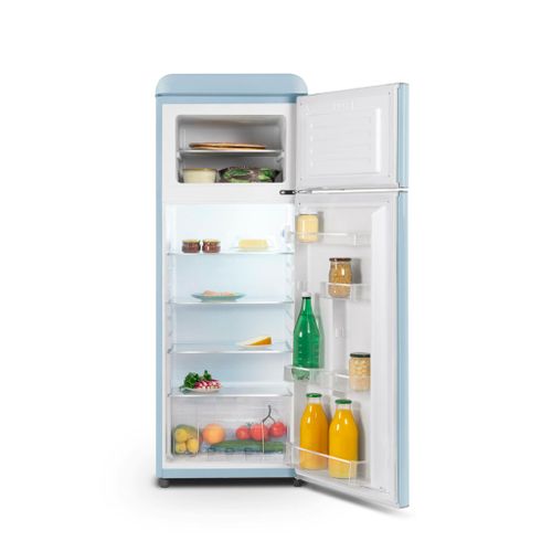 Réfrigérateur congélateur 211L Bleu - Scdd208vbl