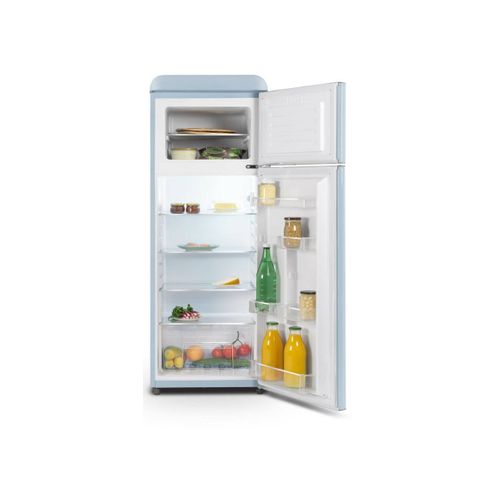 Réfrigérateur congélateur 211L Bleu - Scdd208vbl