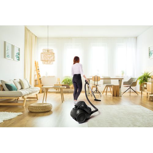 Scvc2225b - Aspirateur Traineau Sans Fil - 200w - 2 Vitesses - Sans Sac - Capacité (2.5l) - Noir