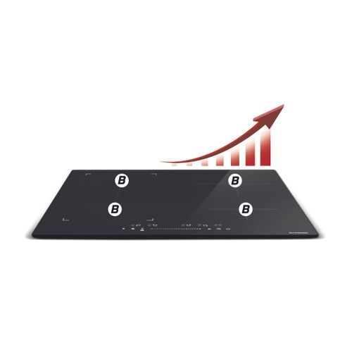 Table Induction 3 Feux Noir - Scti630n1s