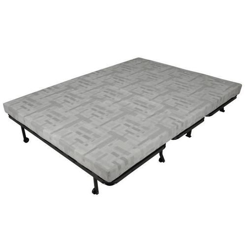 Banquette BZ Joe - Tissu Gris Clair - 3 Places - L 143 X P 97 Cm - Couchage 140 X 190 Cm
