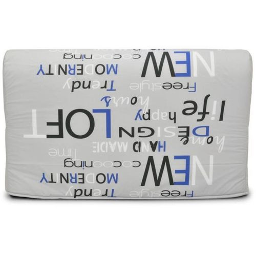 Banquette BZ - Tissu Imprimé Gris - L143 X P97 X H89cm - Joe