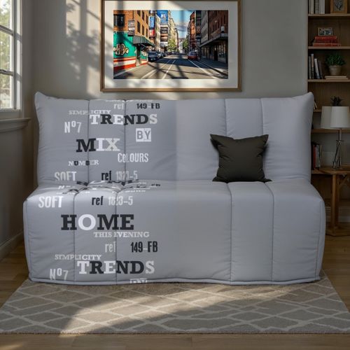 Banquette-lit BZ EMILIA 2 tissu imprimé Home