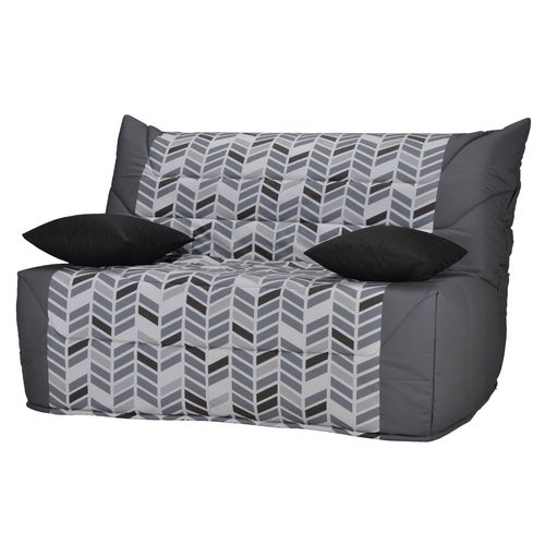 Banquette-lit BZ STARFLEX CALIFORNIA 2 tissu trendy gris