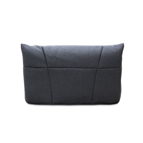 Banquette-lit BZ CELIA 3 tissu bleu gris