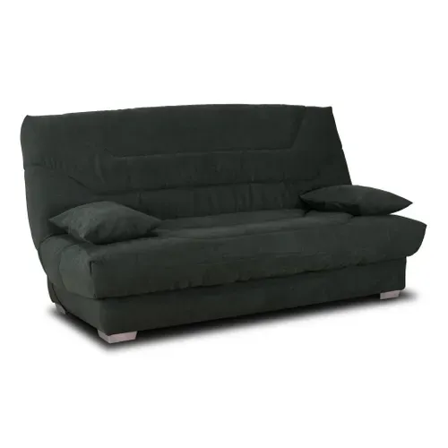 Banquette-lit clic-clac BULTEX CALIFORNIA4 tissu vert vue 3/4