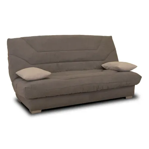 Banquette-lit clic-clac BULTEX CALIFORNIA4 tissu gris vue 3/4
