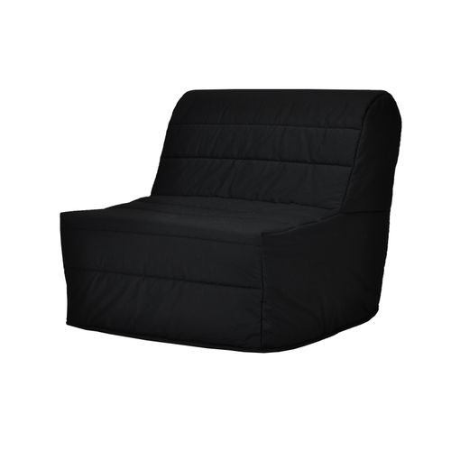 Banquette-lit BZ 90 EMELYNE 3 tissu noir