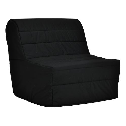 Banquette-lit BZ 90 EMELYNE 3 tissu noir