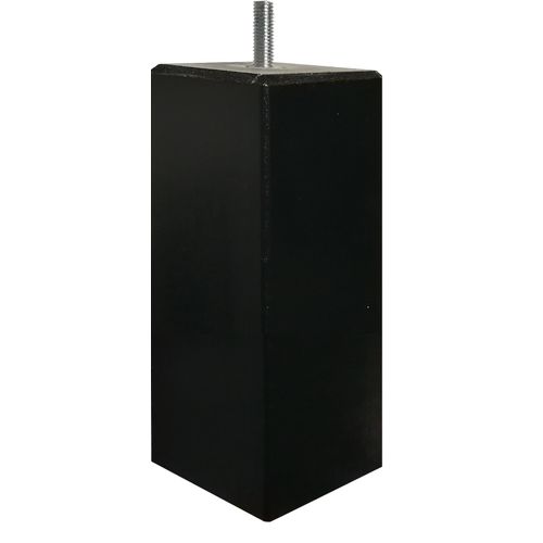 Jeu 4 pieds h.14,5 cm l. 7 cm DREAMEA CARRE noir vue détaillée